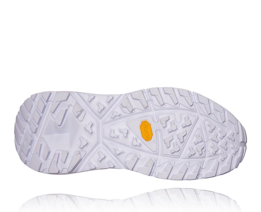 Zapatillas Trail Hoka One One Mujer - Kaha Bajas Gore-Tex - Gris - MQT469853